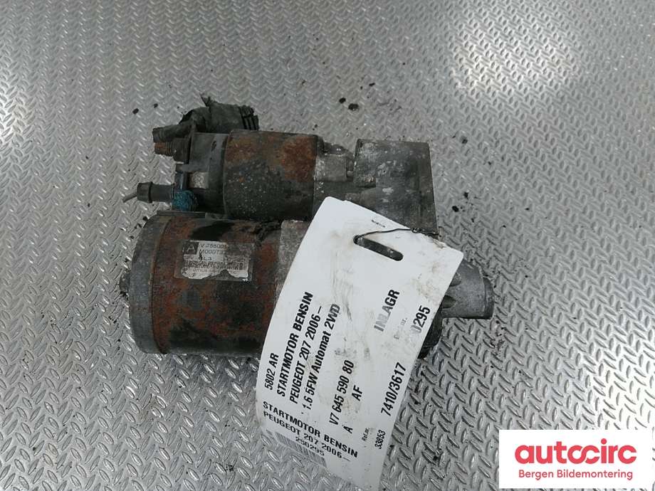 Starter til Peugeot 207 2006-2012 (PEUGEOT|5802 AR|V7 645 590 80|)