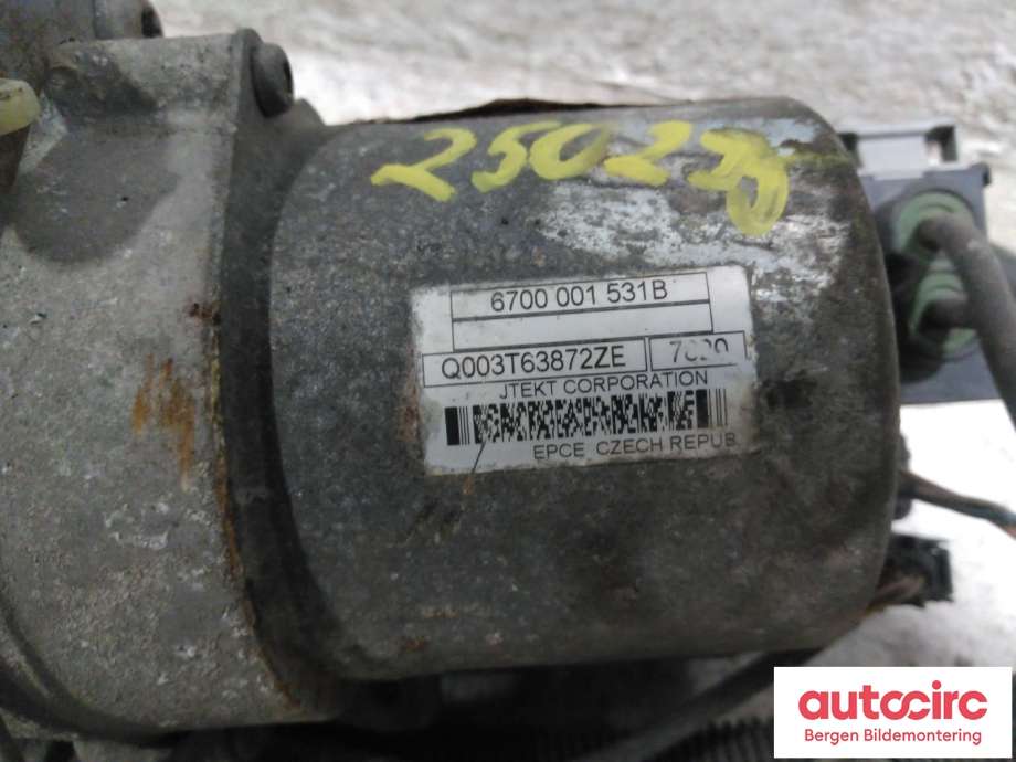 Tannstang elektrisk til Peugeot 207 2006-2012  (PEUGEOT|4001 43|16 276 863 80|)