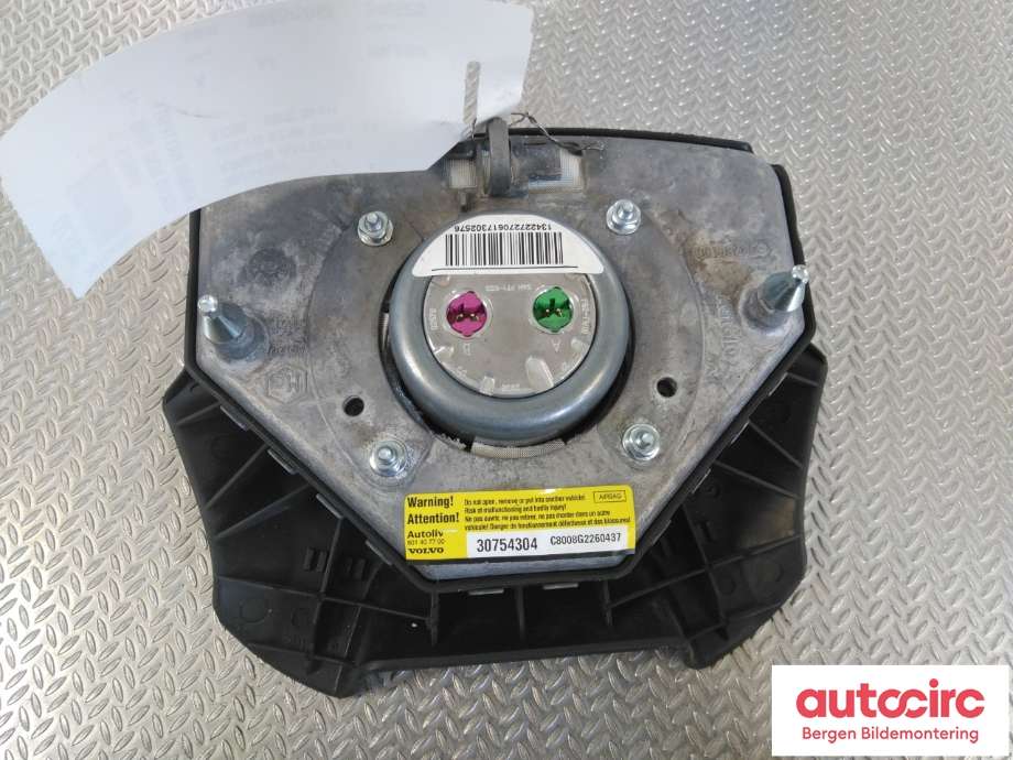Airbag rattpute til Volvo XC90 2007-2014 (Type I, Fase 2) (VOLVO|30754302||30754304)