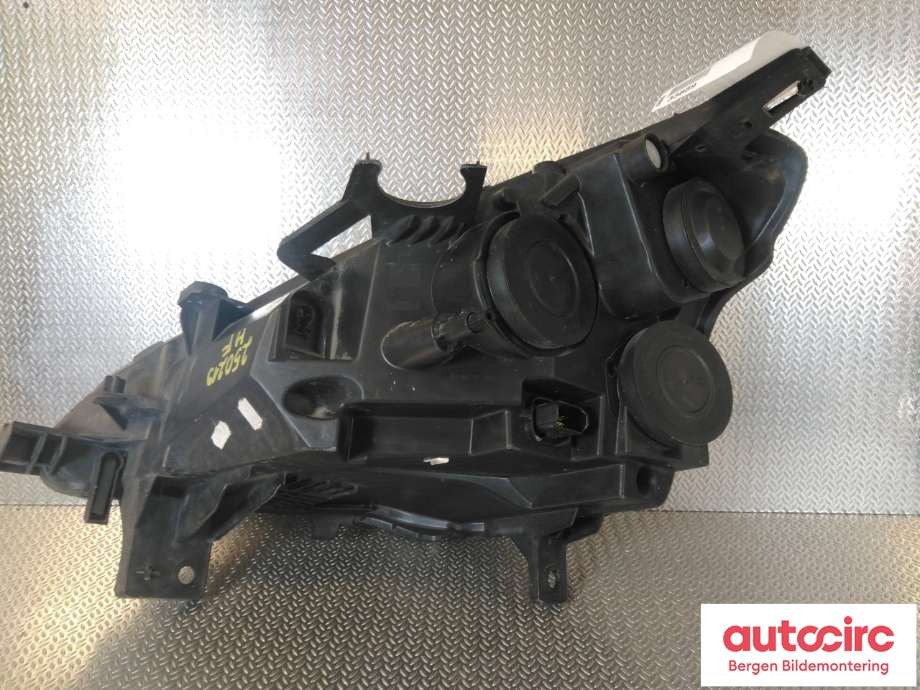 Frontlykt høyre halogen til Peugeot Partner 2015-2019 (Type II, Fase 2)  (PEUGEOT|6206K6|)