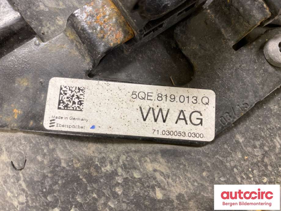 Varmeapparat til VW e-Golf 2014-2017 (Fase 1)  (VOLKSWAGEN|5QE 819 013 AC||5QE819013Q)