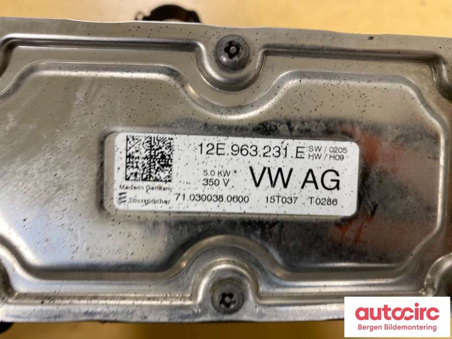 Varmeapparat til VW e-Golf 2014-2017 (Fase 1)  (VOLKSWAGEN|5QE 819 013 AC||5QE819013Q)