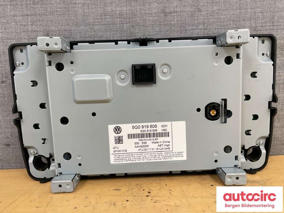 Instrument kjørecomputer til VW e-Golf 2014-2017 (Fase 1)  (VOLKSWAGEN|5G0 919 606||5G0919606)
