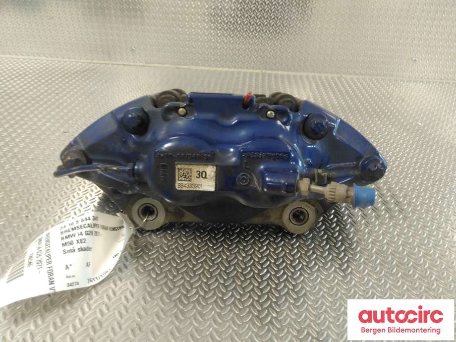 Bremsecaliper venstre foran til BMW i4 2021-->> (G26) (G26) (BMW|34 10 8 844 341|)