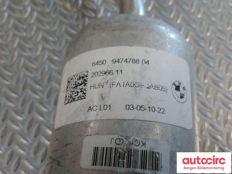 Aircondition rør til BMW i4 2021-->> (G26) (G26) (BMW|64 50 9 474 788|)