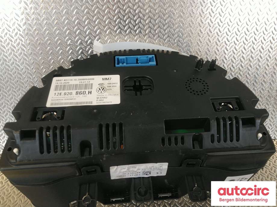 Speedometer til VW E-Up 2019-->>  (VOLKSWAGEN|12E 920 860 H|)
