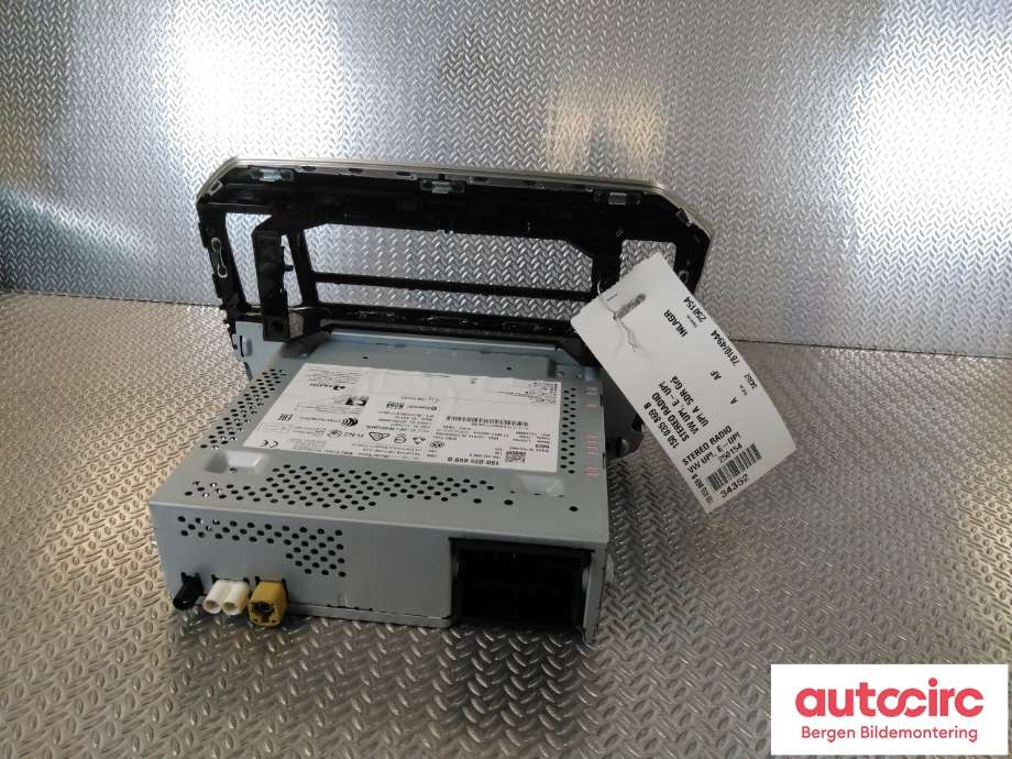 Bilstereo til VW E-Up 2019-->>  (VOLKSWAGEN|1S0 035 869 B|)