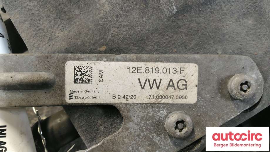 Varmeapparat register til VW E-Up 2019-->>  (VOLKSWAGEN|12E 819 013 G|12E 819 013 F|)