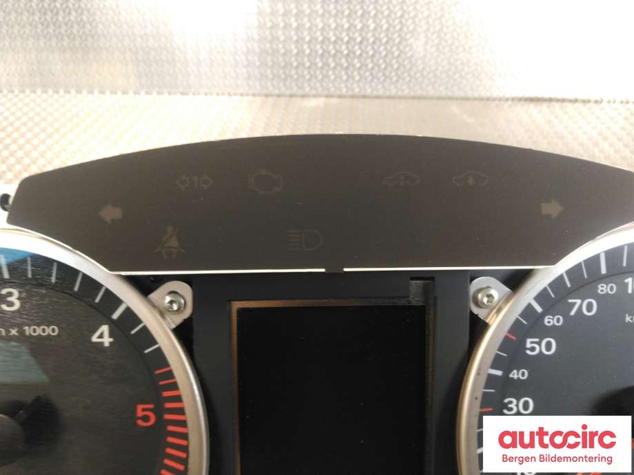 Speedometer til Audi A6 2005-2008 (Type III, Fase 1) (C6) (C6) (AUDI|4F0 920 934 G|4F0 920 934 GX|)