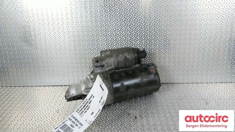 Starter diesel til Audi A6 2005-2008 (Type III, Fase 1) (C6) (C6) (AUDI|059 911 024 G|)