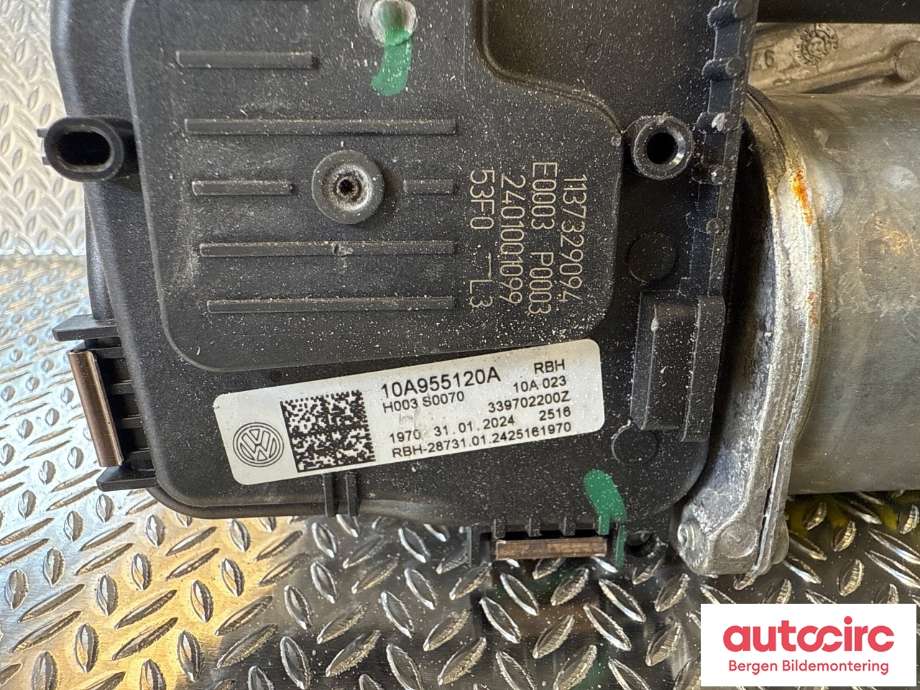 Viskermotor frontrute til VW ID.3 2020-->>  (VOLKSWAGEN|10A 955 114 A|)