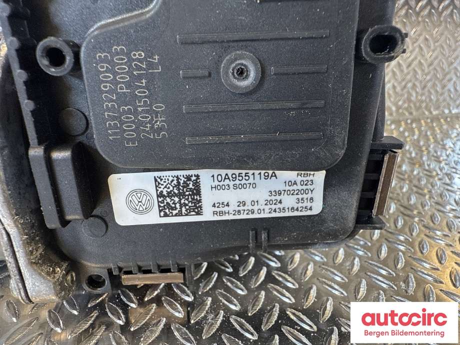 Viskermotor frontrute til VW ID.3 2020-->>  (VOLKSWAGEN|10A 955 113 A|)