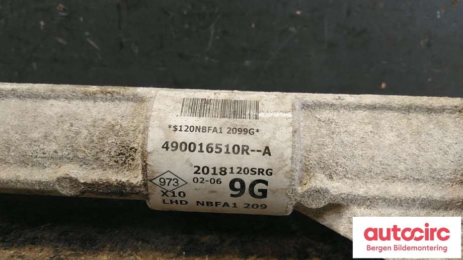 Tannstang til Renault Zoe 2013-2019 (Fase 1)  (RENAULT|490016510R|)