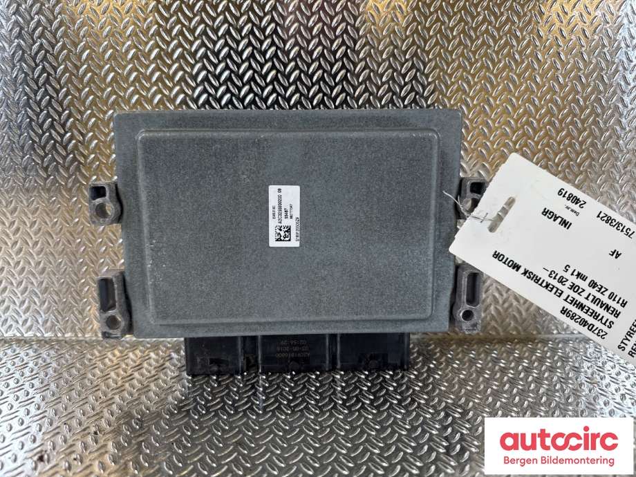 Styreenhet diverse til Renault Zoe 2013-2019 (Fase 1)  (RENAULT|237D40289R|)