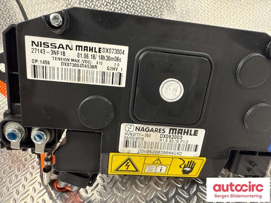 Varmeapparat register til Nissan Leaf 2018-->> (Type II)  (NISSAN|271433NF1B|)