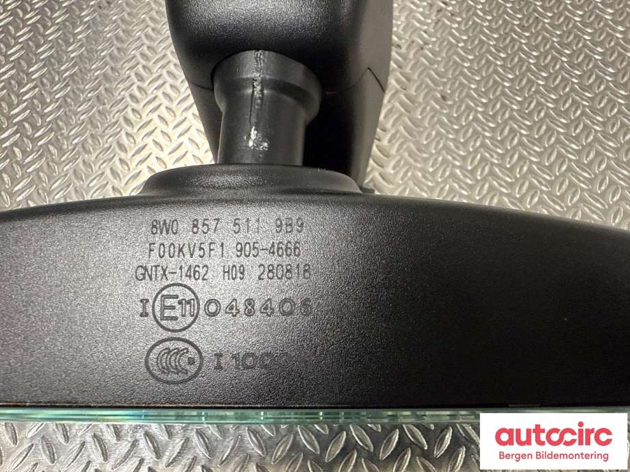Speil innvendig til Audi e-tron 2018-->>  (AUDI|8W0 857 511|)