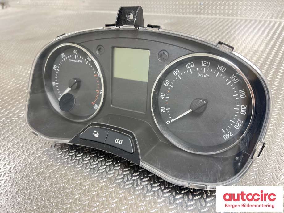 Speedometer til Škoda Fabia 2010-2014 (Type II, Fase 2) (SKODA|5J0 920 810 E|)