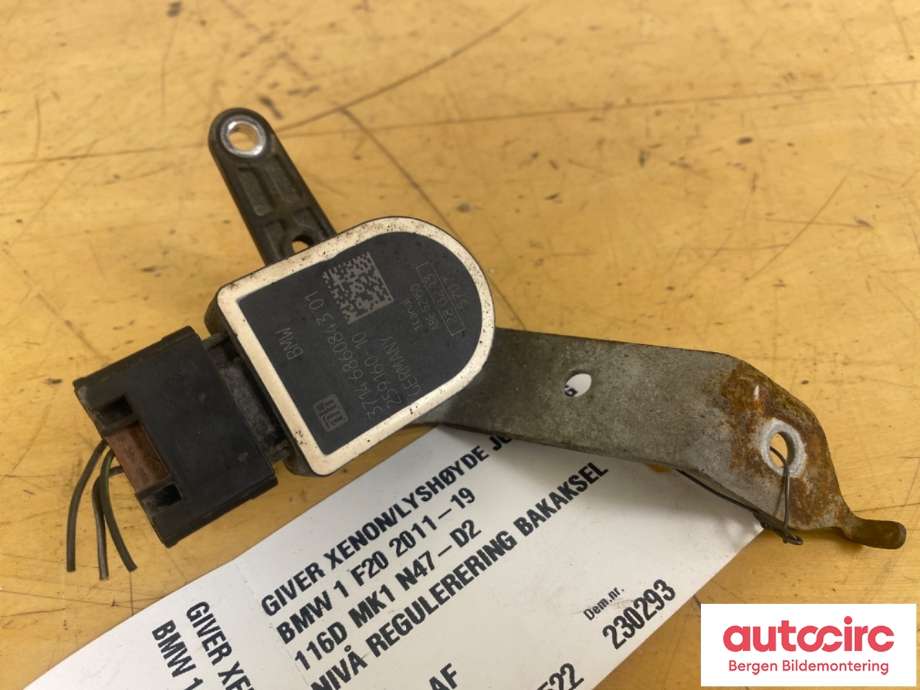 Sensor nivå til BMW 1-Serie 2011-2015 (Fase 1) (F20/F21) (F20/F21) (BMW|37 14 6 870 000||3714 6860843 01)