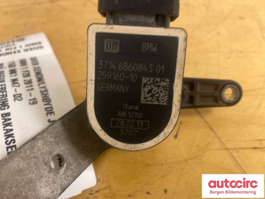 Sensor nivå til BMW 1-Serie 2011-2015 (Fase 1) (F20/F21) (F20/F21) (BMW|37 14 6 870 000||3714 6860843 01)