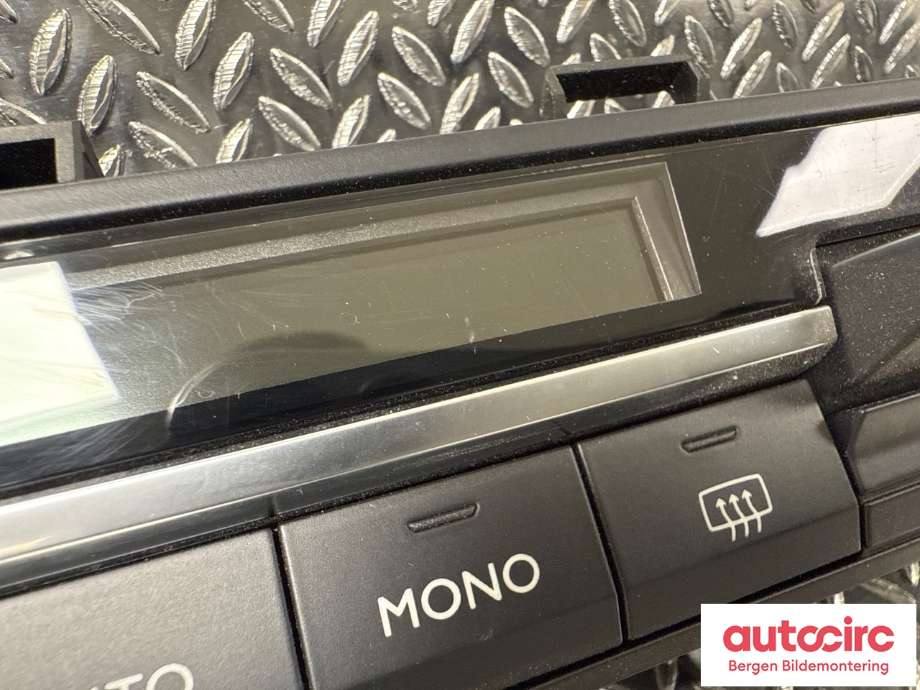 Varmeapparat betjening til Peugeot Expert 2016-->> (Type III)  (PEUGEOT|98 340 419 ZD|98 075 402 ZD|)
