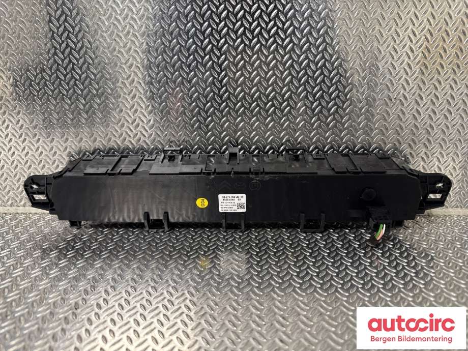 Varmeapparat betjening til Peugeot Expert 2016-->> (Type III)  (PEUGEOT|98 340 419 ZD|98 075 402 ZD|)