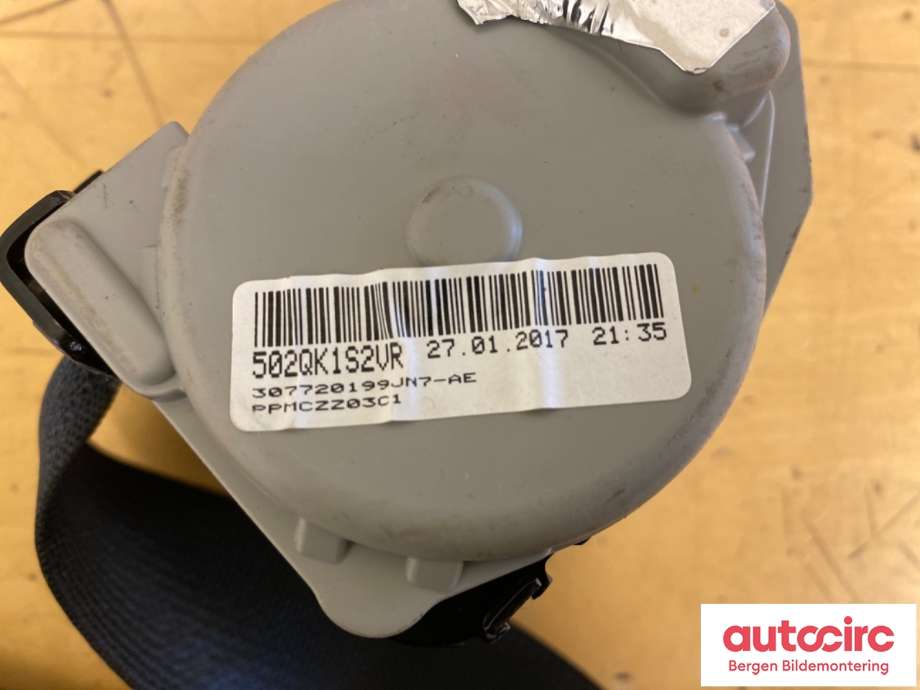 Sikkerhetsbelte bak høyre til Suzuki SX4 S-CROSS 2013-->> (Type II)  (SUZUKI|84960-61M00-5PK|)