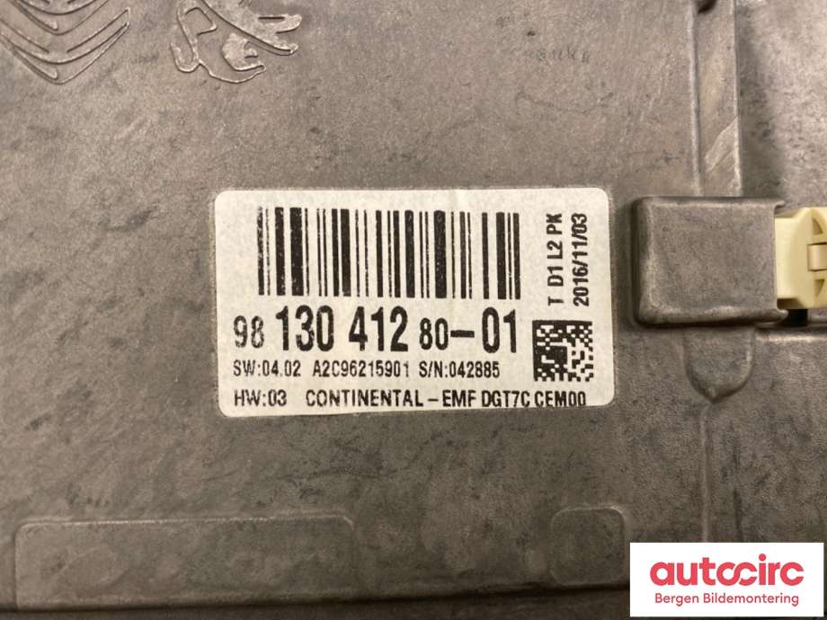 Instrument kjørecomputer til Toyota Proace 2016-->> (Type II)  (TOYOTA|SU001A7194||SU001A5688)