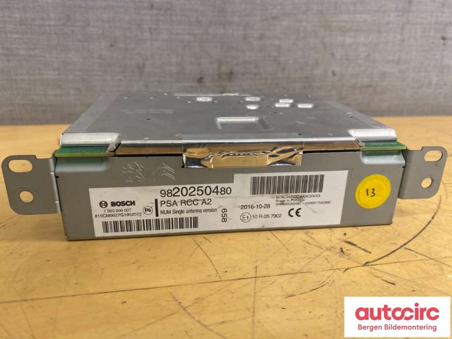 Bilstereo diverse til Toyota Proace 2016-->> (Type II)  (TOYOTA|SU001B1892|7503900027)