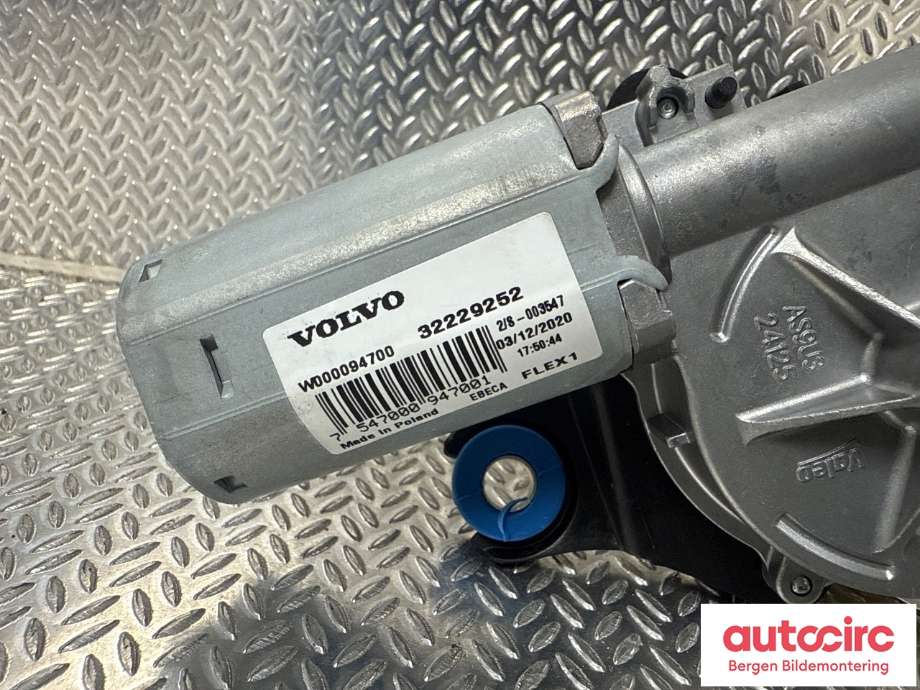 Viskermotor bakrute til Volvo V60 / V60 CC 2018-->> (Type II)  (VOLVO|32229252|)