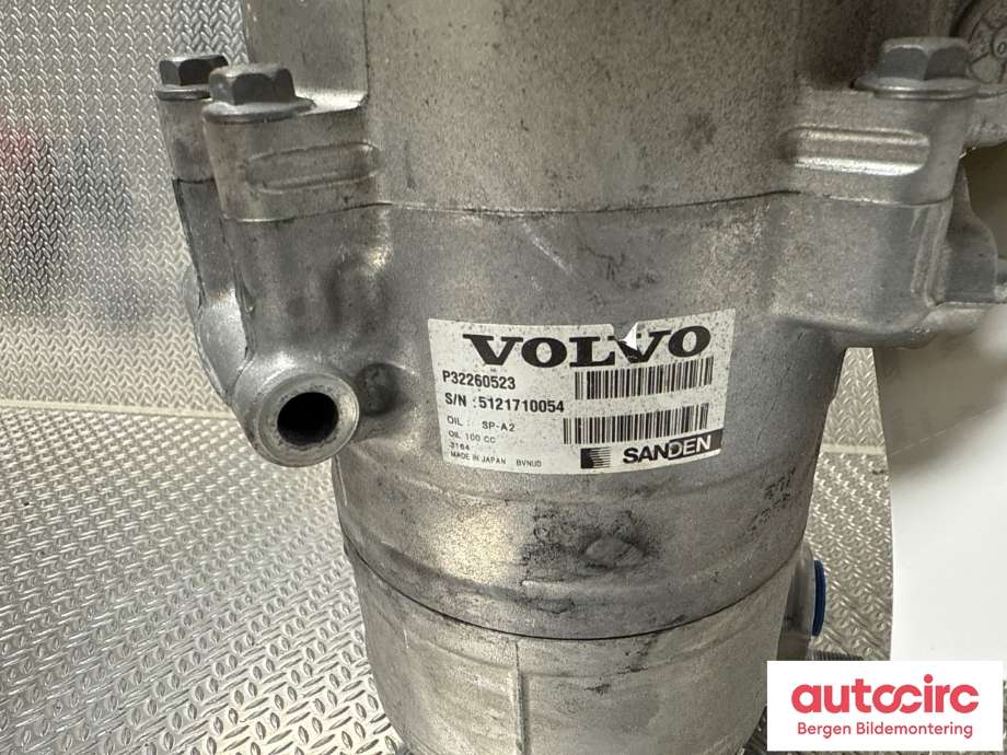 Aircondition kompressor til Volvo V60 / V60 CC 2018-->> (Type II)  (VOLVO|36012838|)