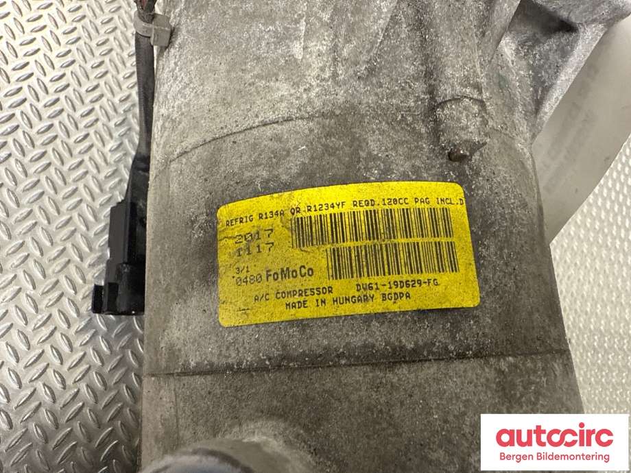 Aircondition kompressor til Ford Transit Connect 2018-->> Type II, Fase 2  (FORD|2100870|DV61-19D629-FG|)
