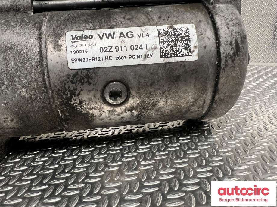Starter diesel til Škoda Octavia 2013-2016 (Type III, Fase 1) (SKODA|02Z 911 024 L|)