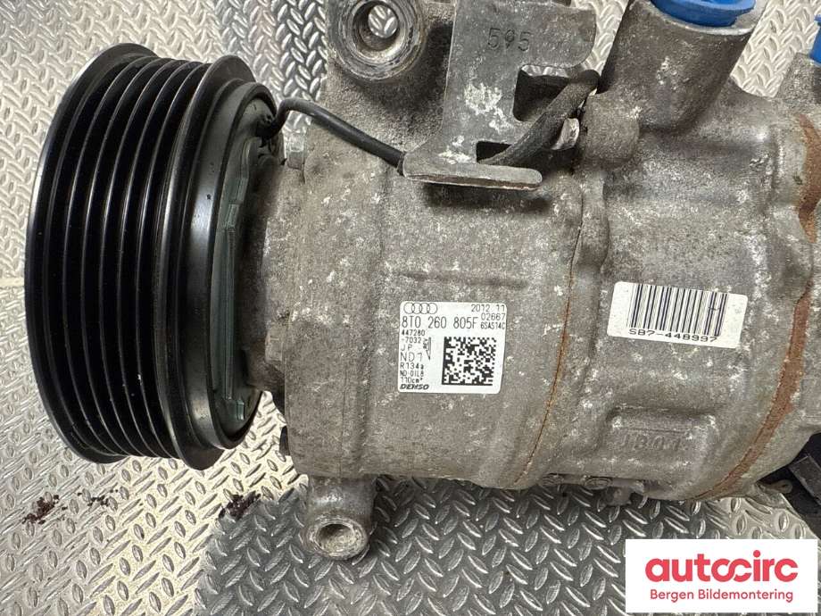 Aircondition kompressor til Audi A4, Allroad 2009-2016 (Type I) (B8) (B8) (AUDI|8T0 260 805 T|8T0 260 805 F|)