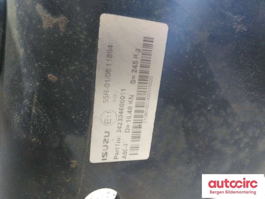 Hengerfeste til Isuzu D-Max 2021-->> (Type III) (ISUZU|)