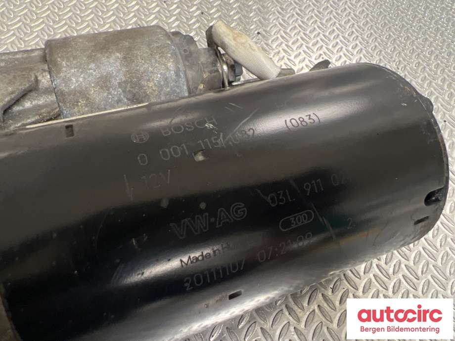 Starter diesel til Audi Q5 2012-2017 (Type I, Fase 2)  (AUDI|03L 911 021 C|)