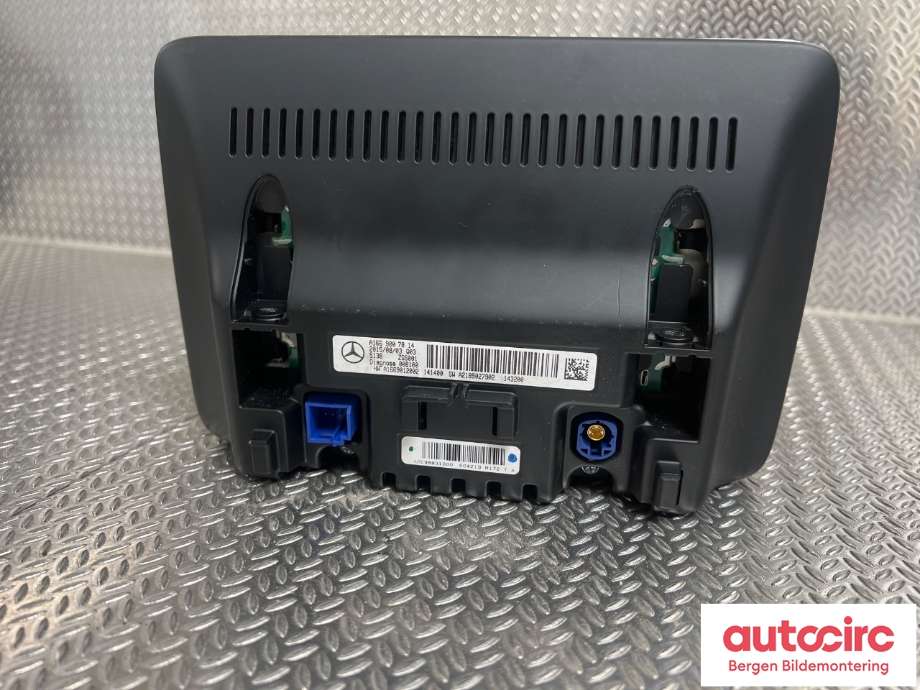 Multimedia display (MCU - Media Controller Unit) til Mercedes B-Klasse 2011-2018 (W246) (W246) (MERCEDES|A 166 900 78 14|)