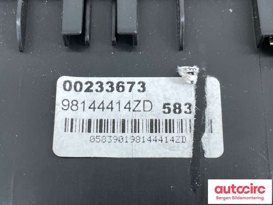 Bryter ruteheis til Toyota Proace 2016-->> (Type II)  (TOYOTA|SU001A3696||96783350ZD)