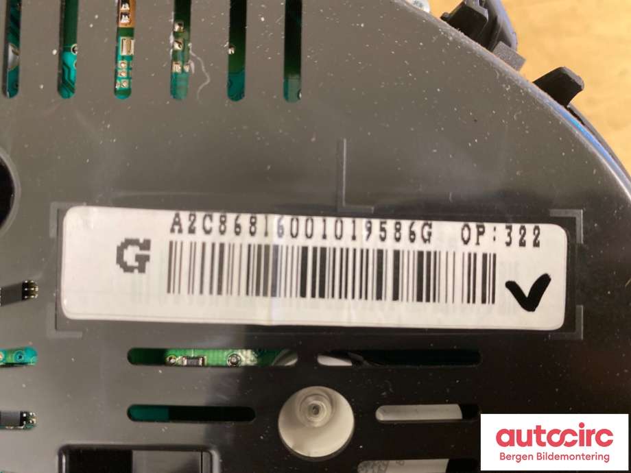 Instrumentpanel til Opel Mokka 2012-2016 (Type I, Fase 1)  (OPEL|95375167||A2C90117600)