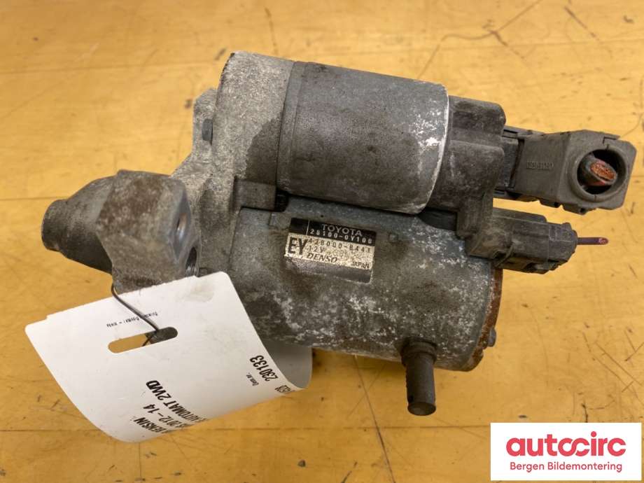 Starter til Toyota Yaris 2012-2014 (Type III, Fase 1)  (TOYOTA|281000Y100||28100-0Y100)
