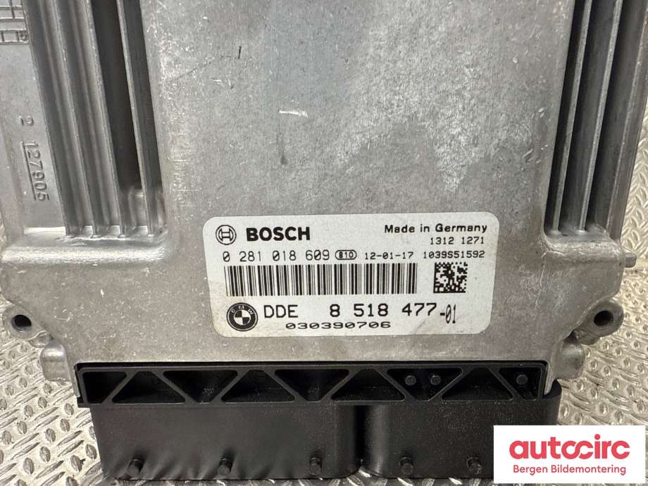 Styreenhet motor til BMW 5-Serie 2010-2017 (F10/F11) (F10/F11) (BMW|12 14 5 A48 DA9|0 281 018 609|)
