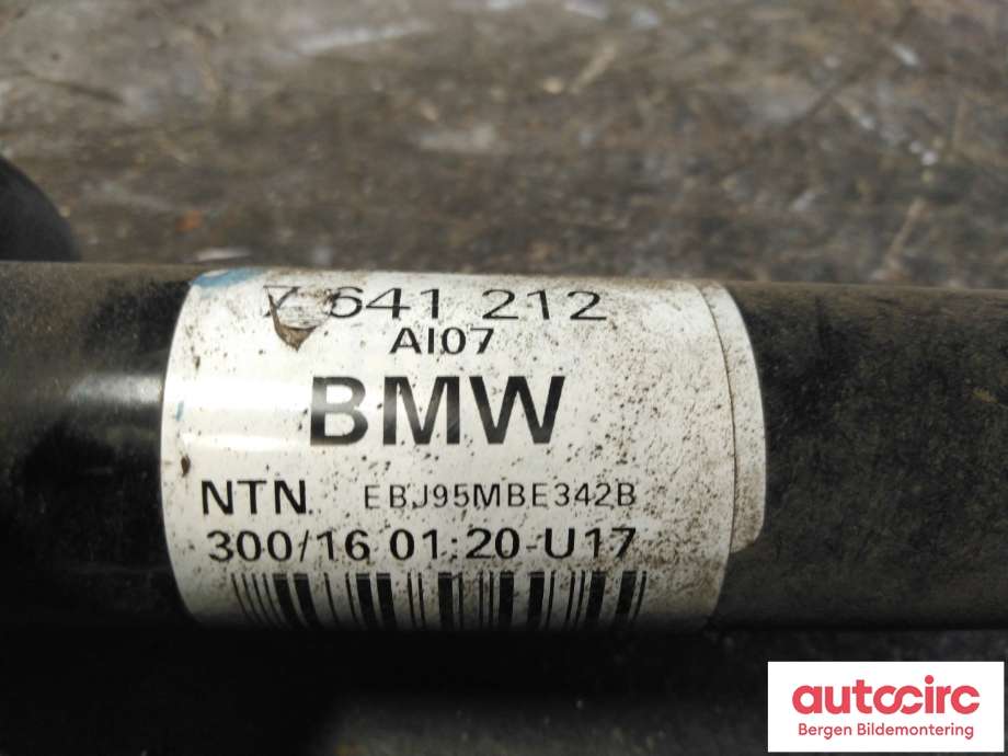Drivaksel høyre bak, elbil til BMW i3 2013-2022  (BMW|33 20 7 641 212|)