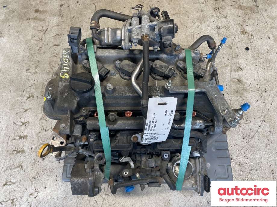 Motor bensin til Toyota Yaris 2012-2014 (Type III, Fase 1) (TOYOTA|1900021D01|)