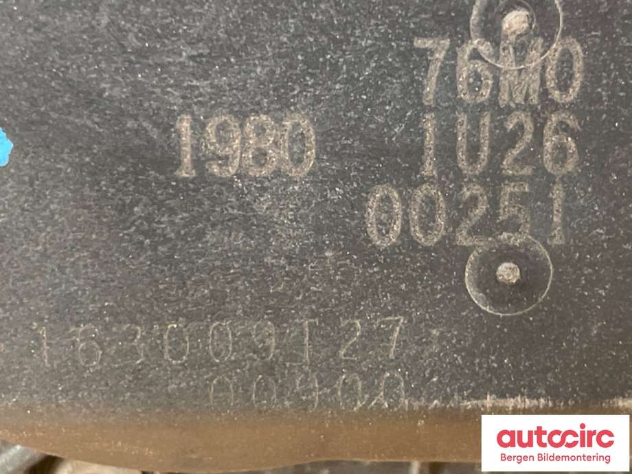 Spjeldhus til Suzuki SX4 S-CROSS 2013-->> (Type II)  (SUZUKI|76MO1U2600251||163009T27)