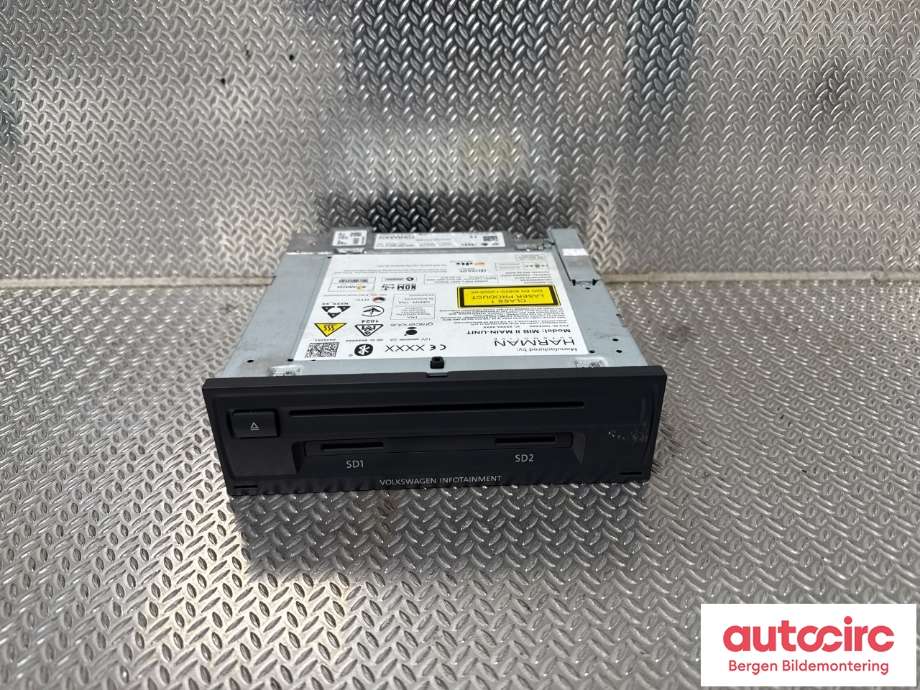Bilstereo til VW e-Golf 2014-2017 (Fase 1) (VOLKSWAGEN|3G0 035 020 C|)