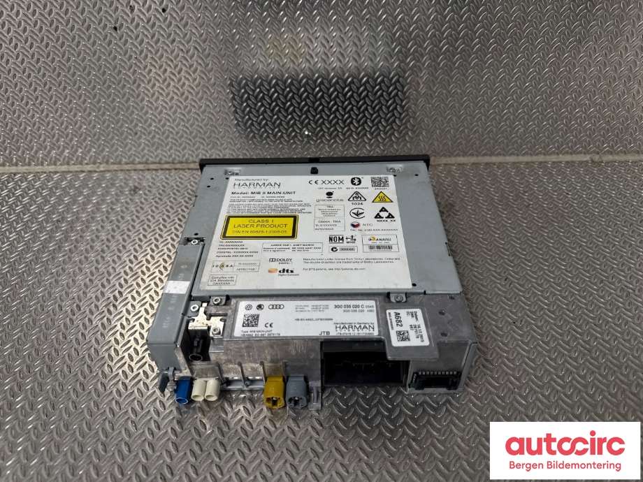 Bilstereo til VW e-Golf 2014-2017 (Fase 1) (VOLKSWAGEN|3G0 035 020 C|)
