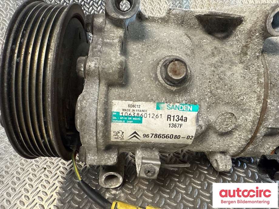 Aircondition kompressor til Peugeot 208 2012-2019 (Type I)  (PEUGEOT|98 228 268 80|96 786 560 80|)