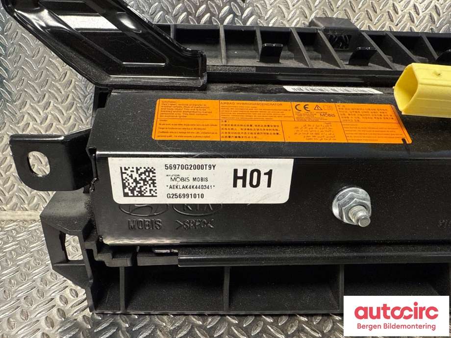 Airbag kne til Hyundai Ioniq Electric 2019-->> (Fase 2)  (HYUNDAI|56970G 2000T9Y|)