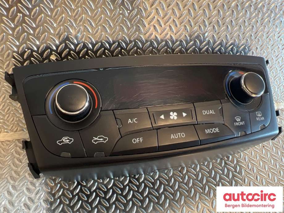 Varmeapparat betjening til Suzuki SX4 S-CROSS, 2013-->> (Type II)  (SUZUKI|39510-61M00-BKZ)