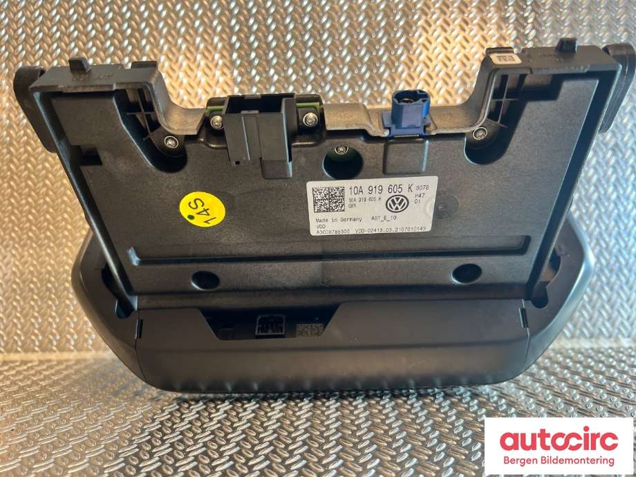 Instrument kjørecomputer til VW ID.4 2020-->>  (VOLKSWAGEN|10A 919 605 M|)