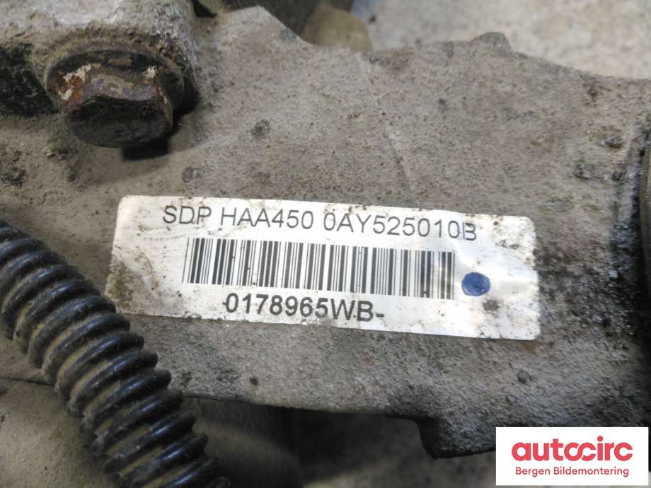 Kardang klokke bak til VW Tiguan 2007-2011 (Type I, Fase 1) (VOLKSWAGEN|0AY 525 010 C|)